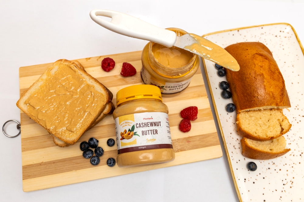 Piomarie Cashew Nut butter - Product Shoot