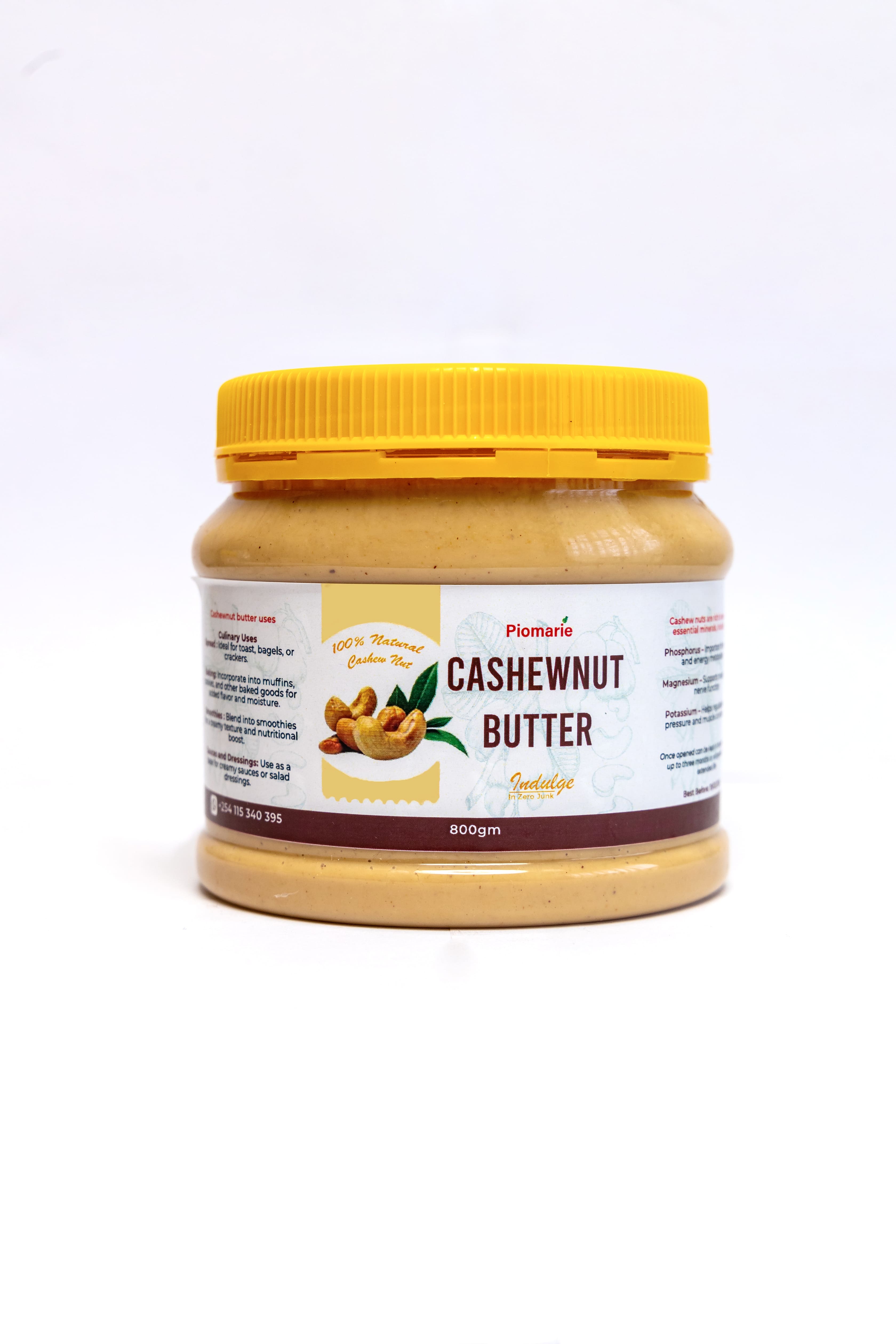 Piomarie Cashew Nut butter - Product Shoot