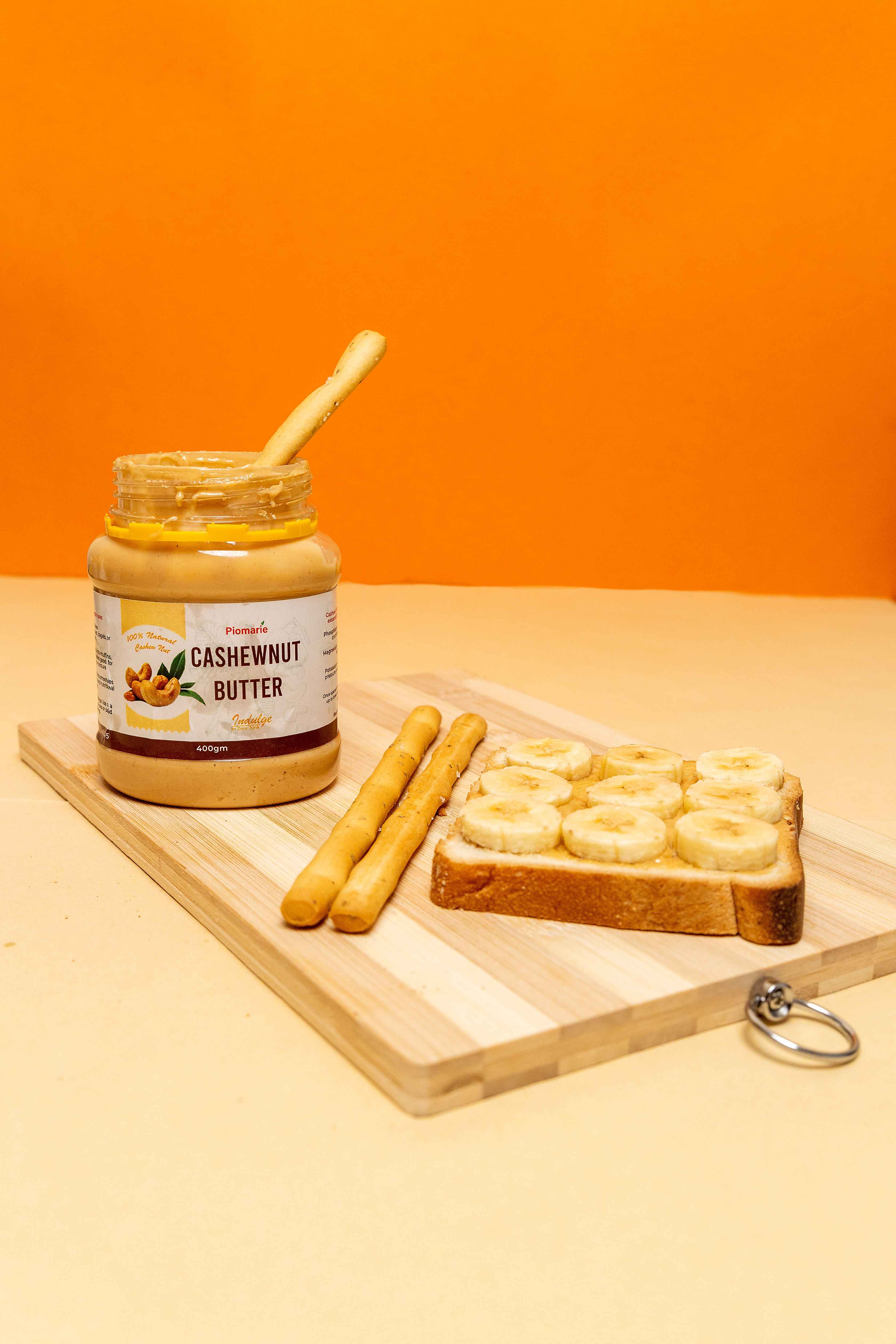 Piomarie Cashew Nut butter - Product Shoot