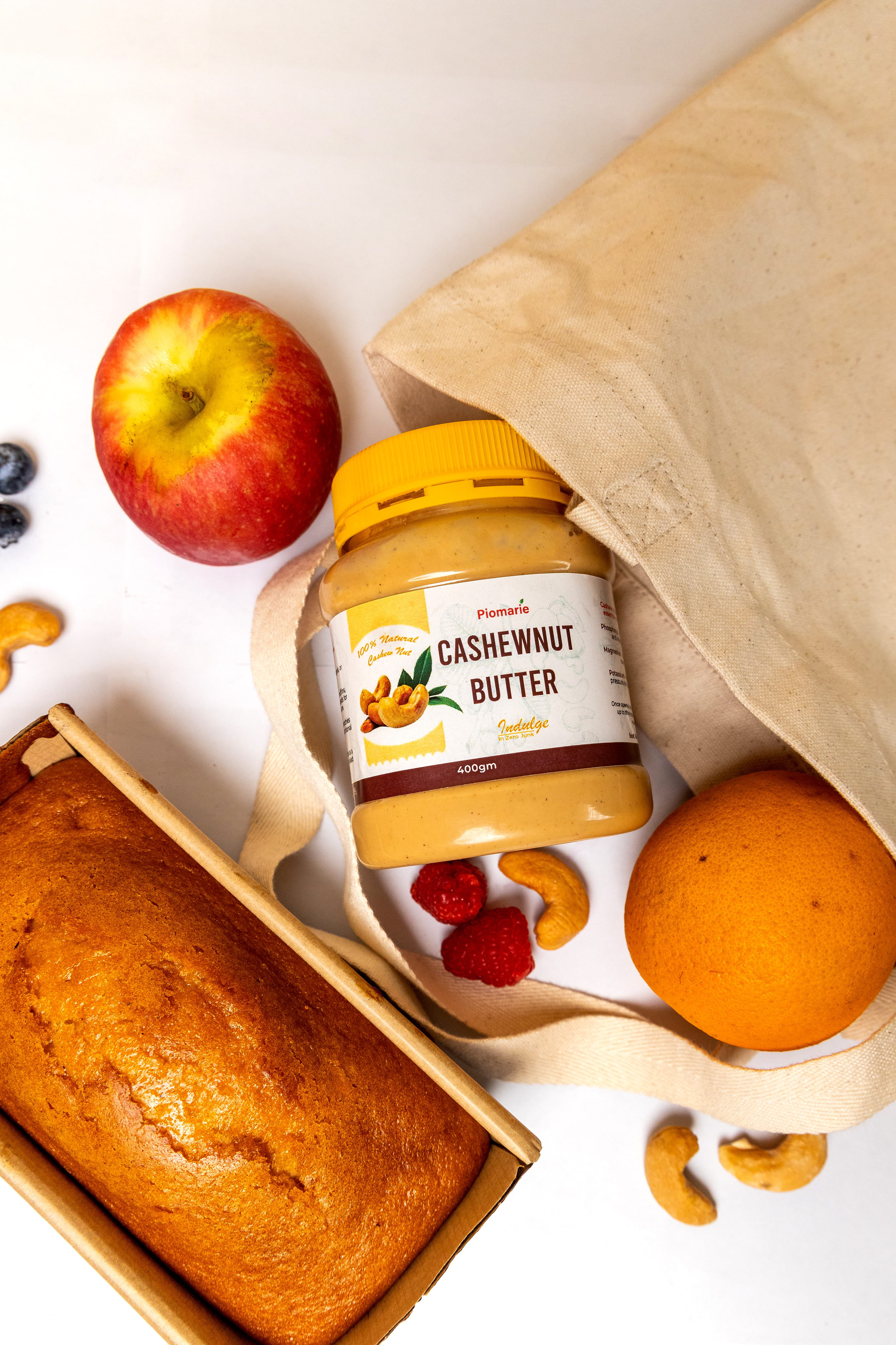 Piomarie Cashew Nut butter - Product Shoot