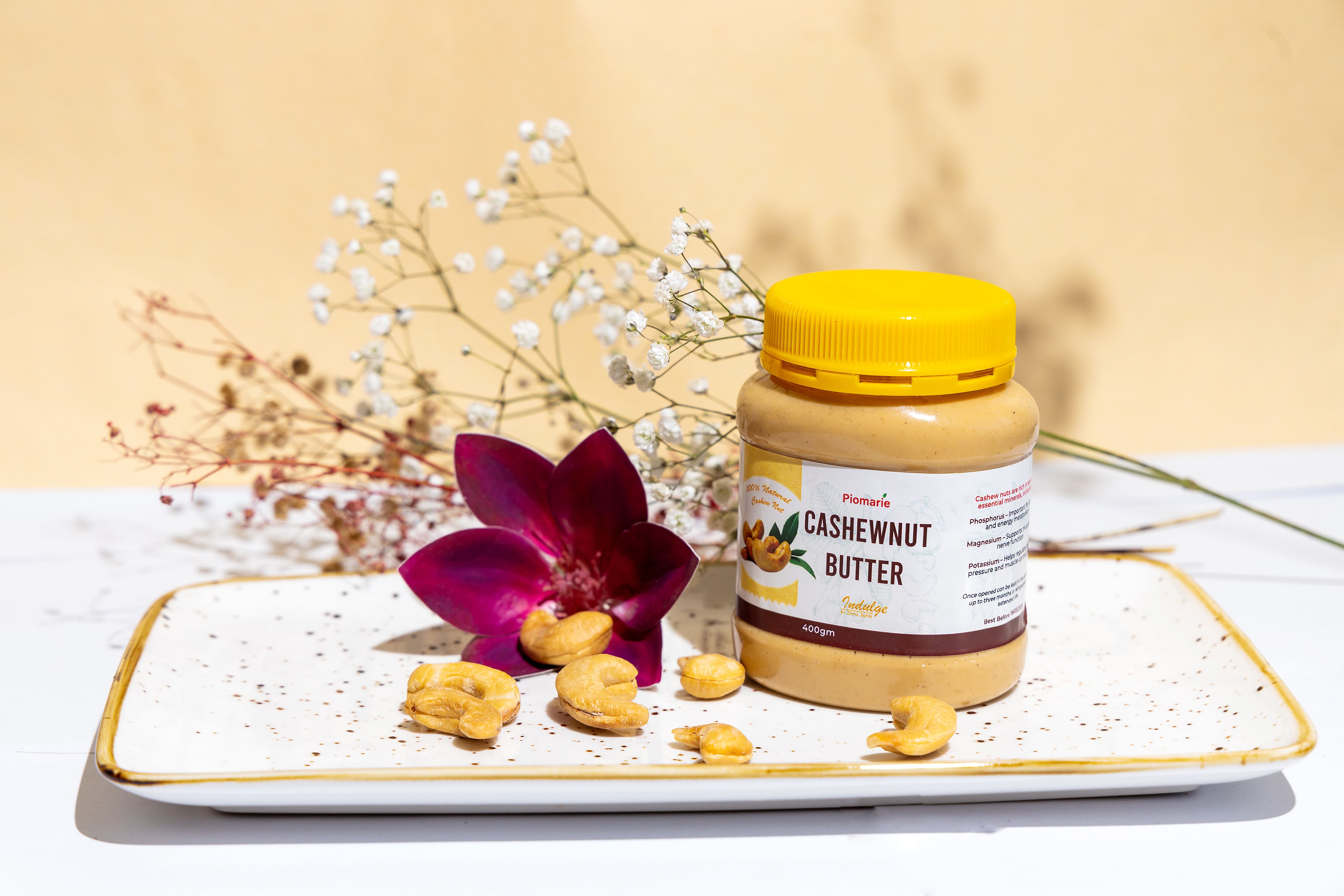 Piomarie Cashew Nut butter - Product Shoot