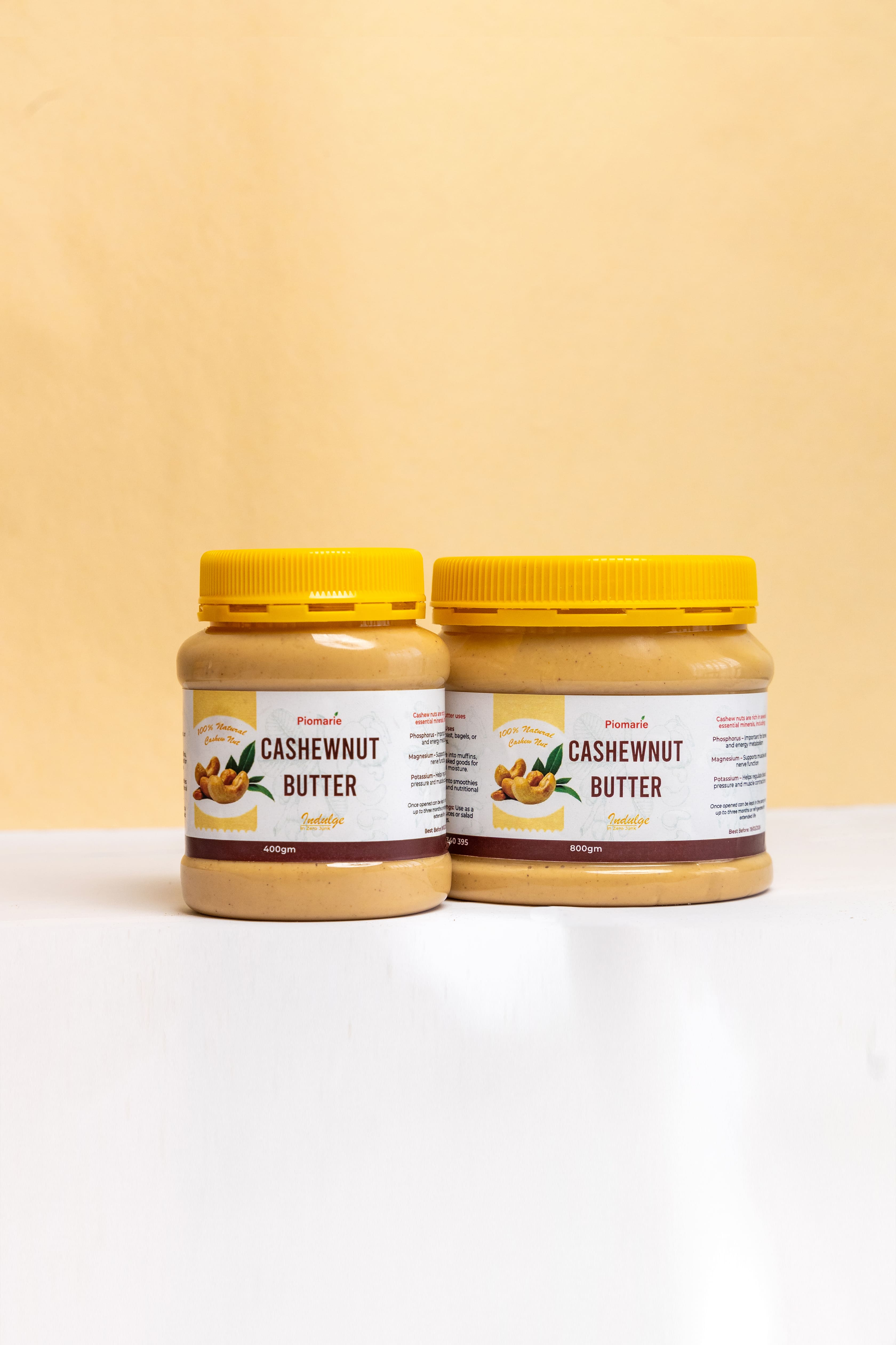 Piomarie Cashew Nut butter - Product Shoot